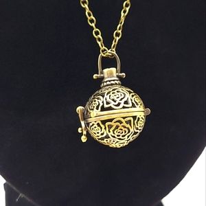 🌹 Handmade Rose Cage Charm Necklace